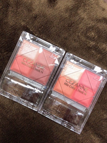 ミックスカラーチークN/CEZANNE/パウダーチークを使ったクチコミ(1枚目)