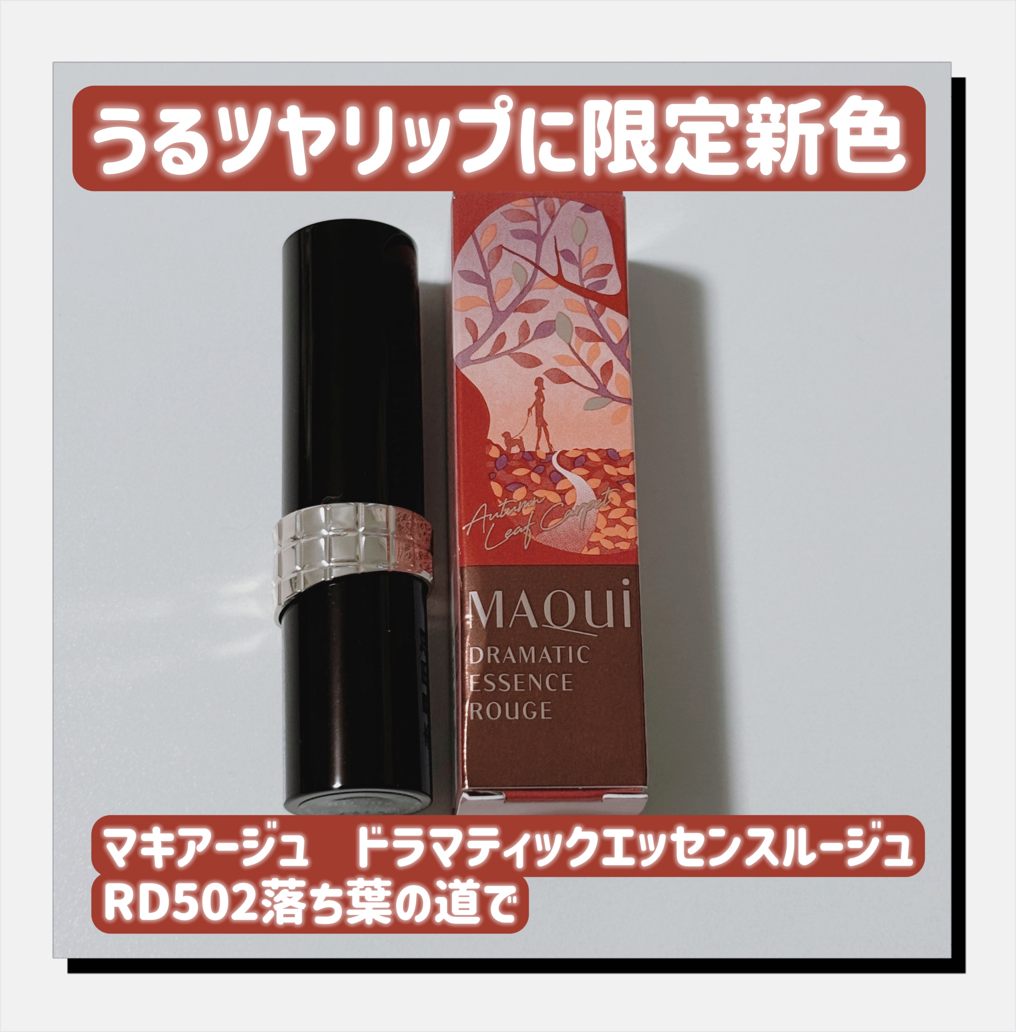 ドラマティックエッセンスルージュ RD502/マキアージュ/口紅を使ったクチコミ（1枚目）