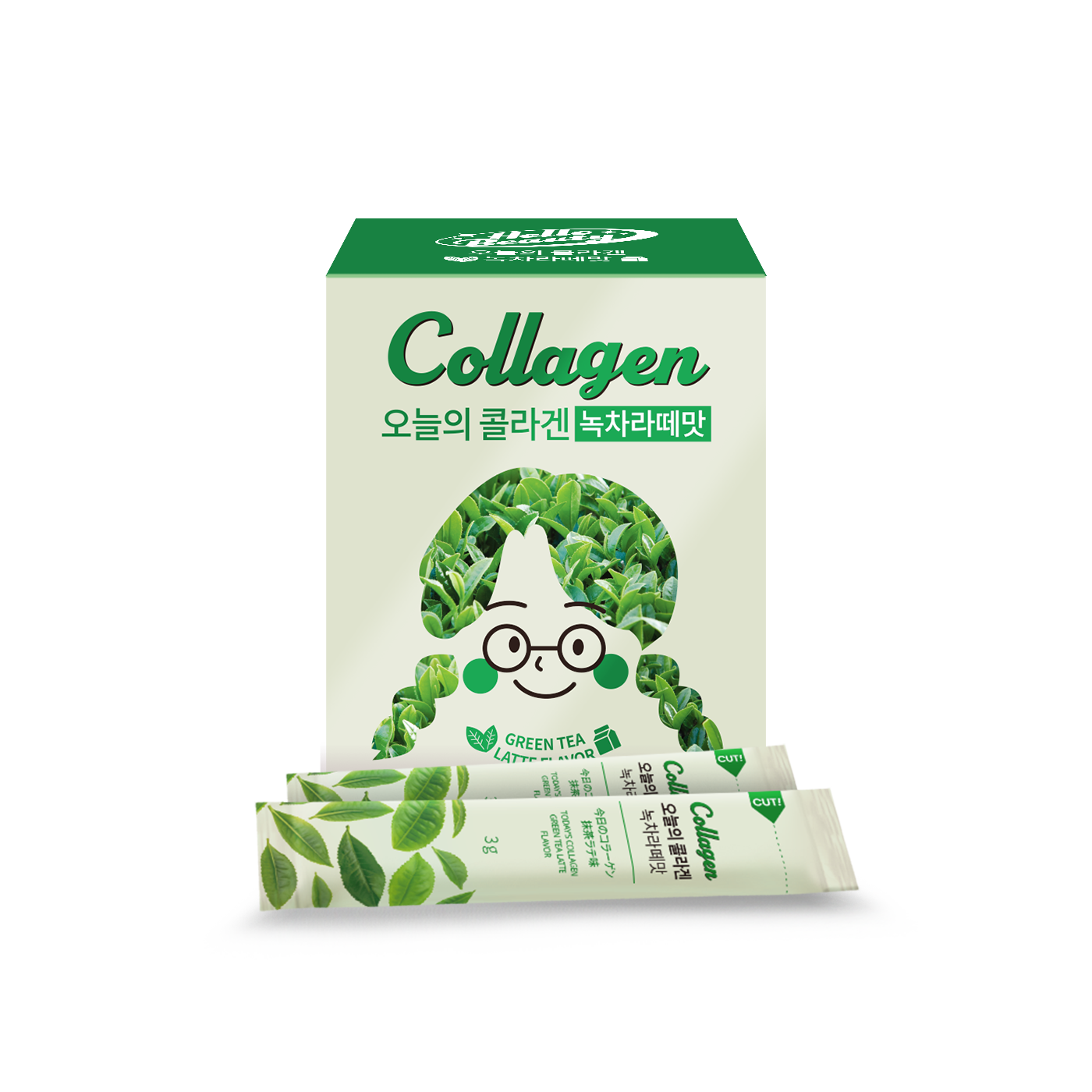 今日のコラーゲン 抹茶ラテ味