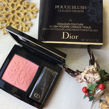 ディオールスキン ルージュ ブラッシュ＜ゴールデン ナイツ＞ 353 ローズ フリソン/Dior/パウダーチークを使ったクチコミ（1枚目）