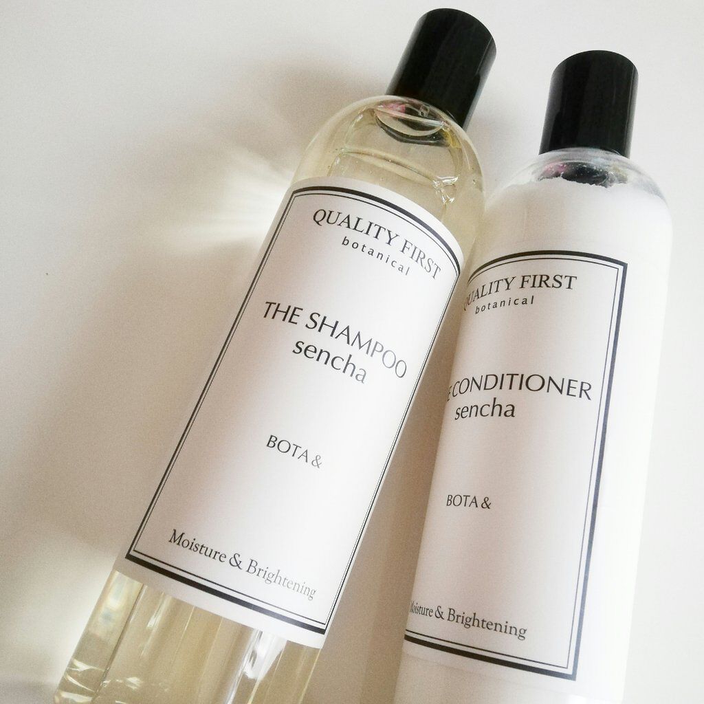 ボタアンド ザ シャンプー <sencha>/クオリティファースト/市販シャンプーを使ったクチコミ（1枚目）
