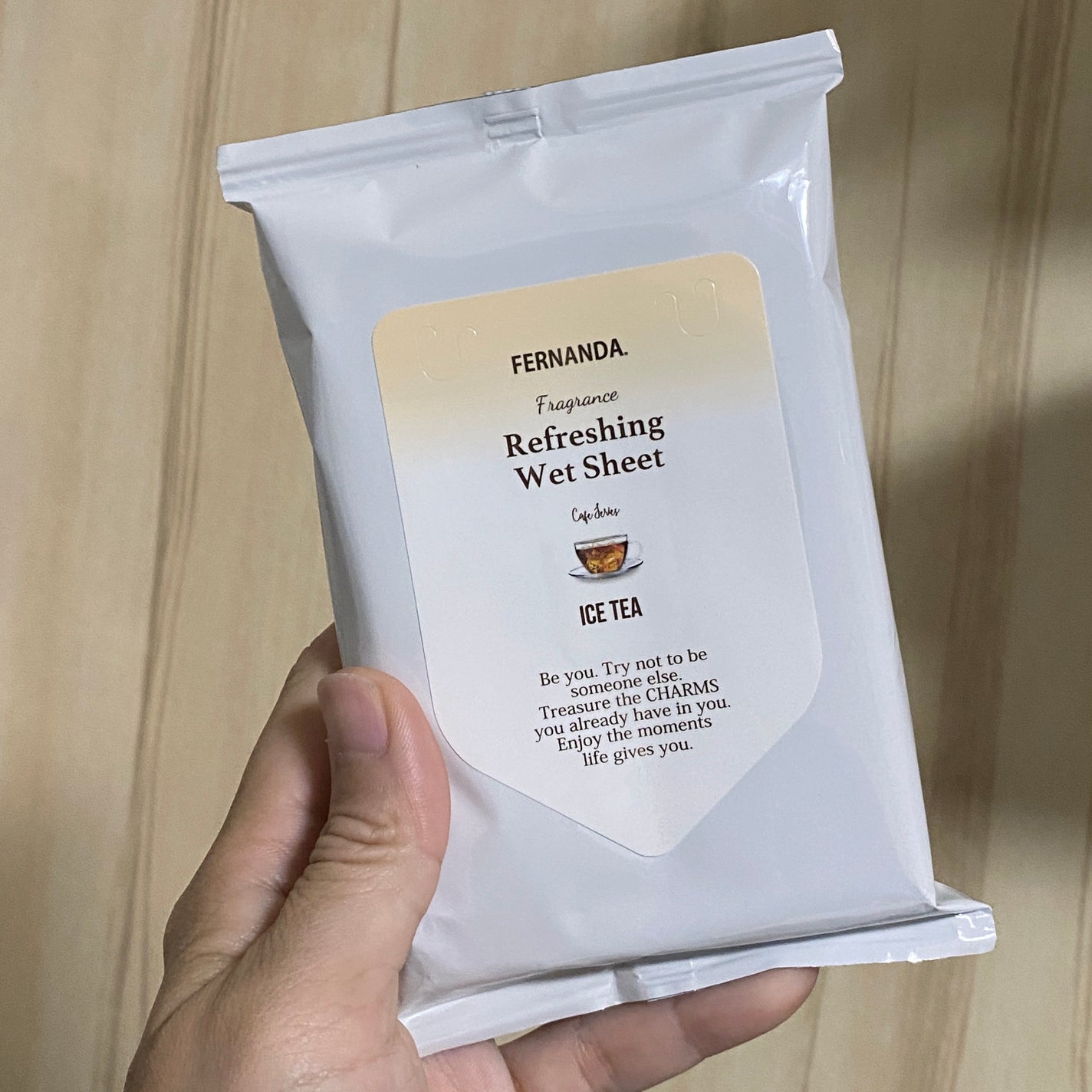 リフレッシング ウェットシート アイスティー/フェルナンダ/ボディシートを使ったクチコミ(1枚目)