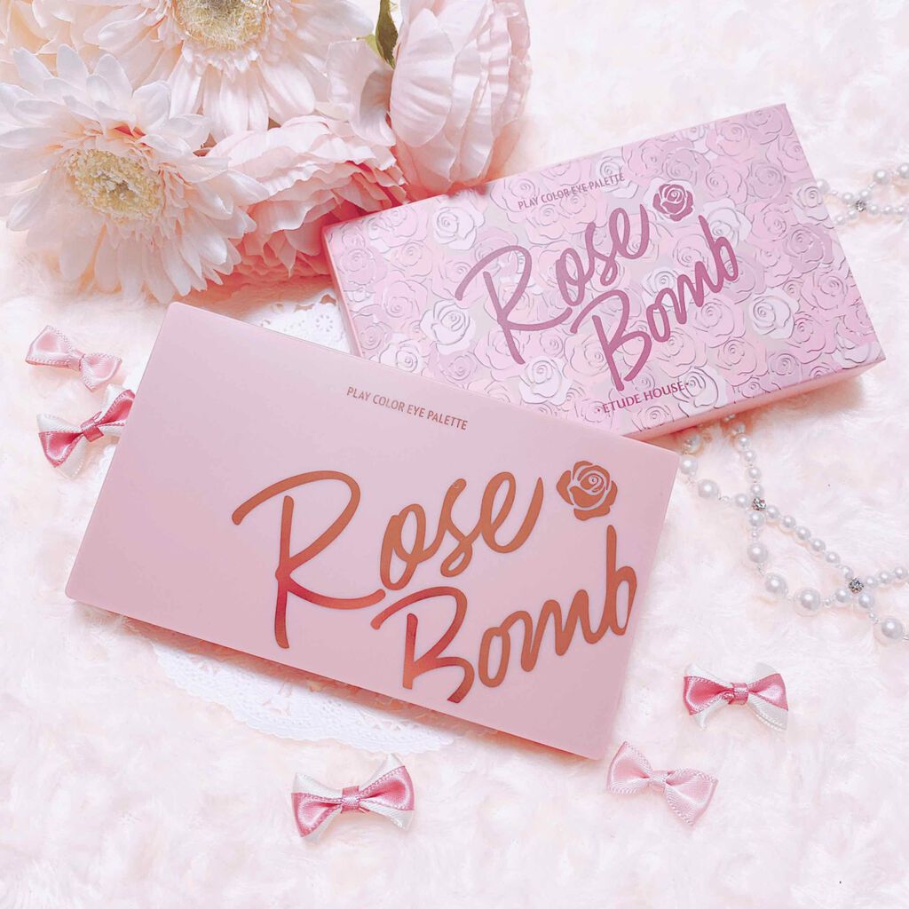 プレイカラーアイパレット ローズボム/ETUDE/アイシャドウパレットを使ったクチコミ(2枚目)