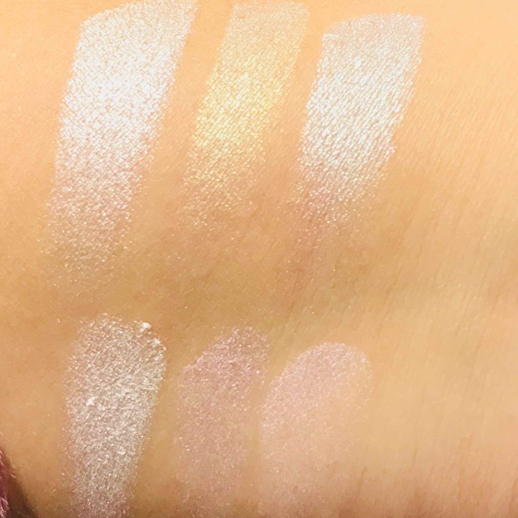 Blacklight Highlight - 6 Color Palette/bh cosmetics/パウダーハイライトを使ったクチコミ(3枚目)