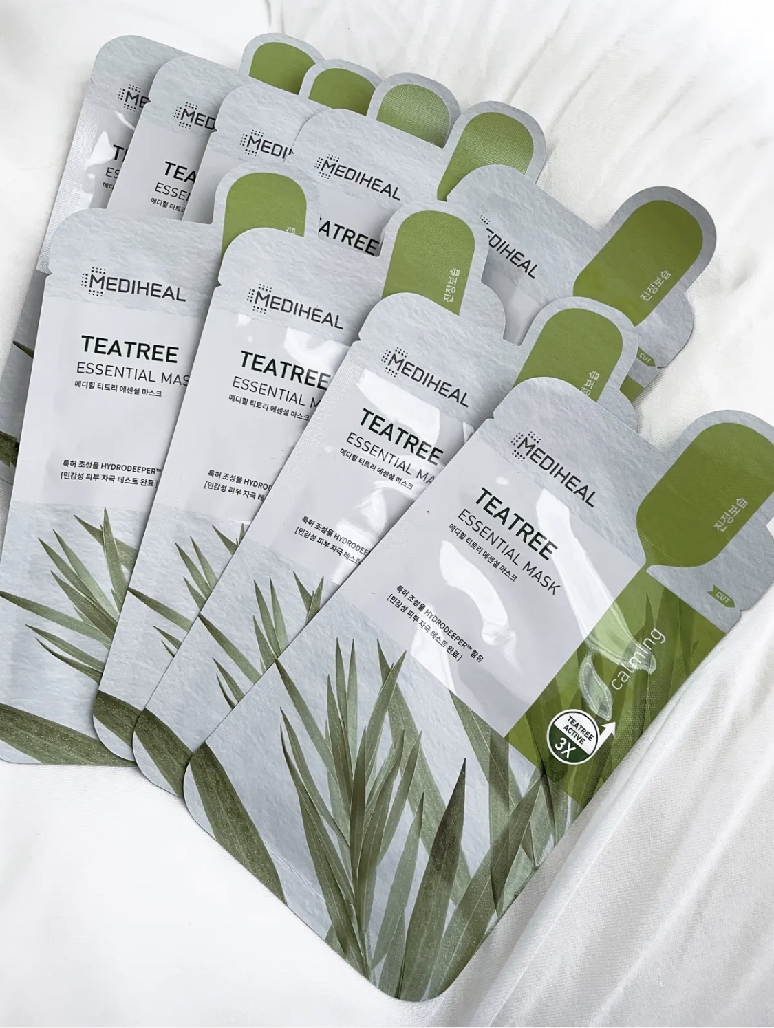 ティーツリー エッセンシャルマスクカーミングモイスチャー/MEDIHEAL/シートマスク・パックを使ったクチコミ（1枚目）