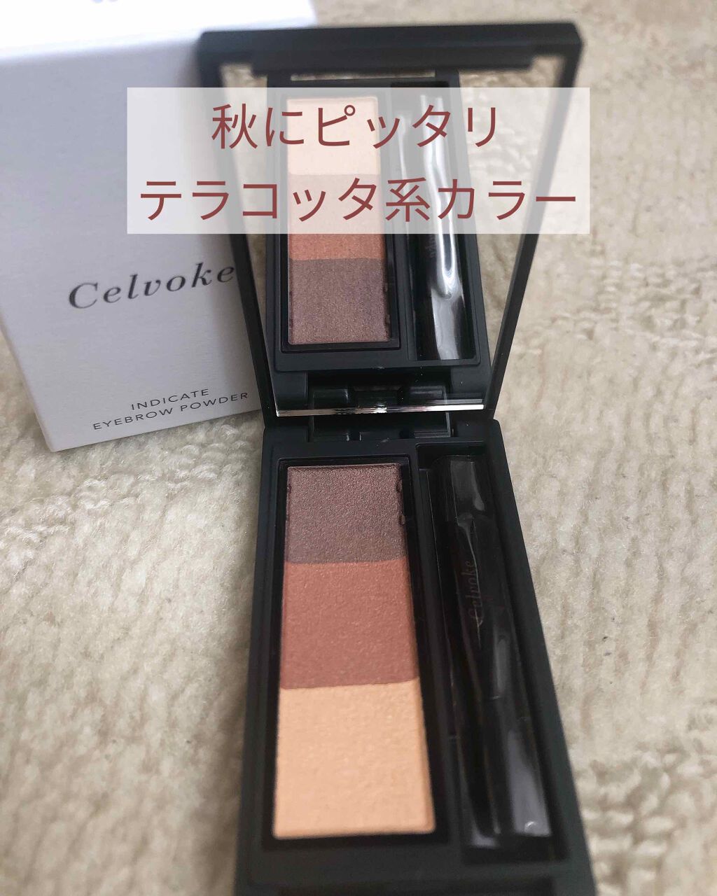 セルヴォーク インディケイトアイブロウパウダー/Celvoke/パウダーアイブロウを使ったクチコミ（2枚目）