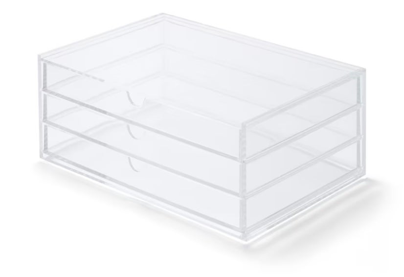 重なるアクリルケース2段引出・大/無印良品/その他化粧小物を使ったクチコミ(1枚目)