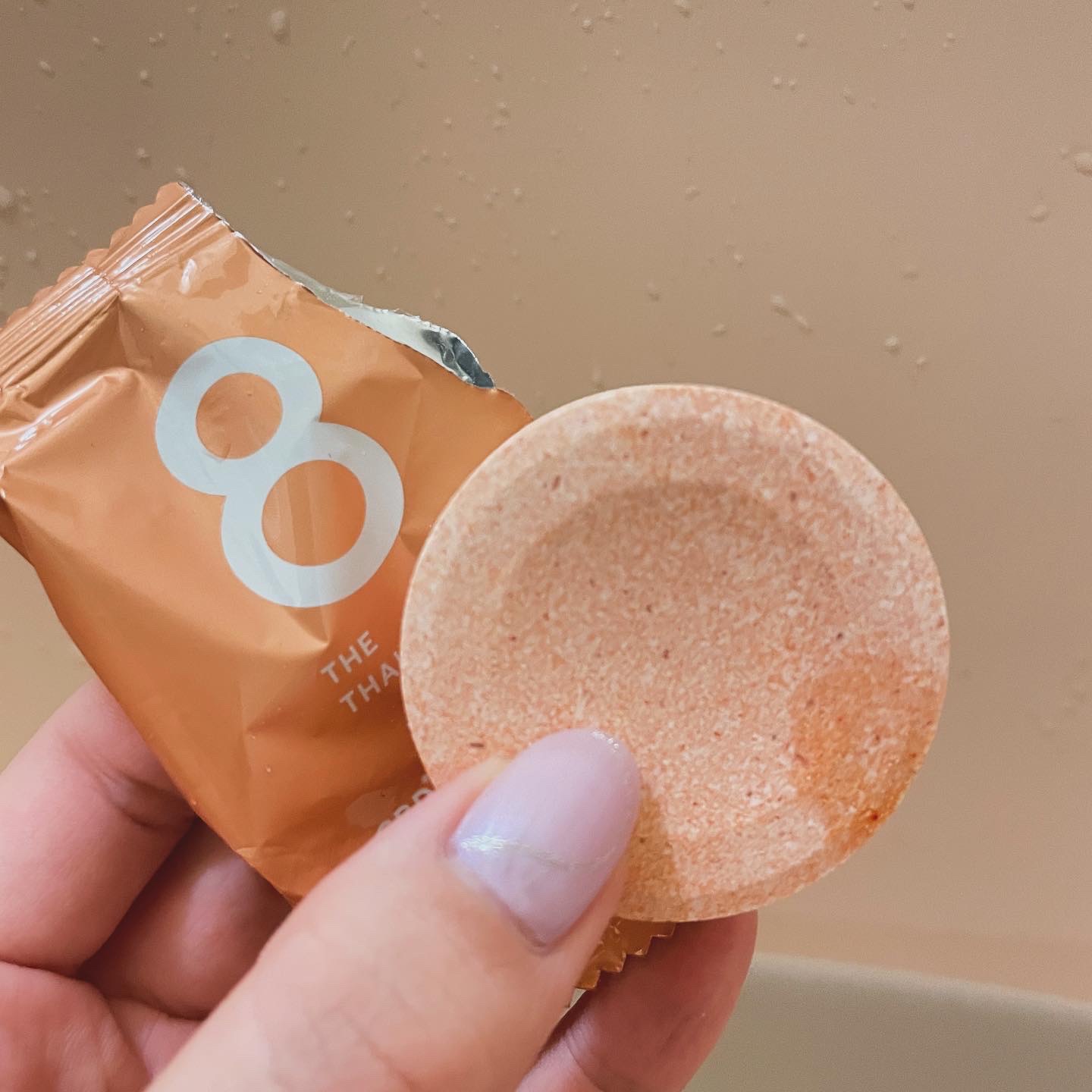 エイトザタラソ ユー CBD＆リトリート バブルスパ タブレット入浴料 ディープ キンモクセイの香り/エイトザタラソ/炭酸系入浴剤を使ったクチコミ（2枚目）