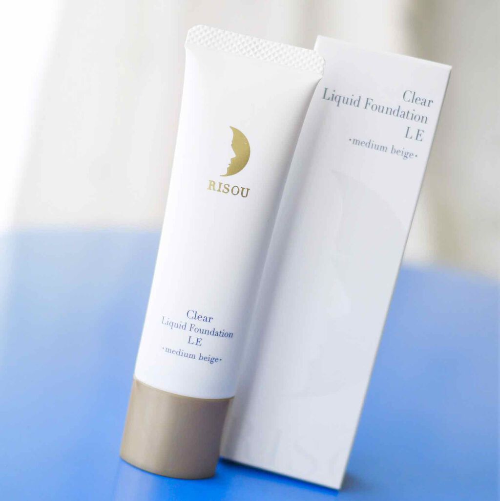 リソウコーポレーション リソウ クリア リキッドファンデーション LEのクチコミ「天然由来成分にこだわった100%美容液「リペアジェル」が有名なリソウコーポレーション。

4月.....」（1枚目）