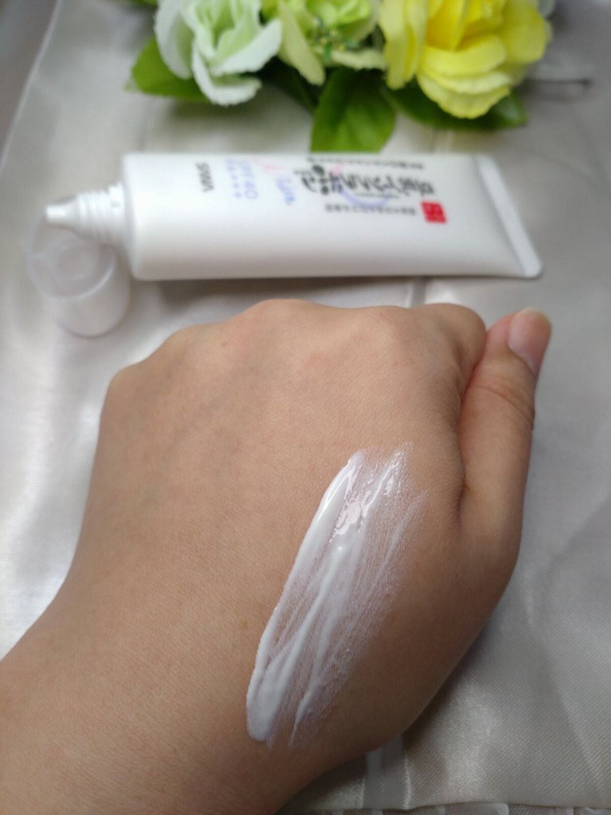 薬用美白スキンケアUV下地/なめらか本舗/化粧下地を使ったクチコミ(3枚目)