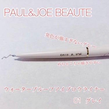 ウォータープルーフ アイブロウ ライナー/PAUL & JOE BEAUTE/アイブロウペンシルを使ったクチコミ（2枚目）