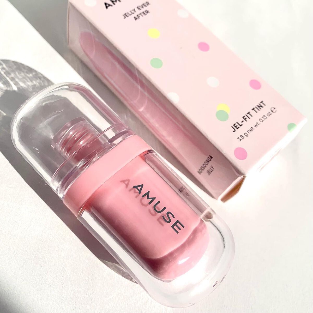 ジェルフィットティント/AMUSE/リップティントを使ったクチコミ(1枚目)