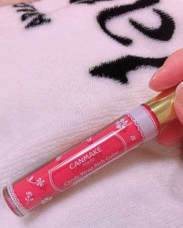 CANMAKEのキャンディラップリッチカラー04番です！
LIPS and HIPSで買いました！
口コミ評価が高かったので買ったんですが優秀です✨
ぷるっと立体的に唇をみせてくれて、ガッツリつけると大