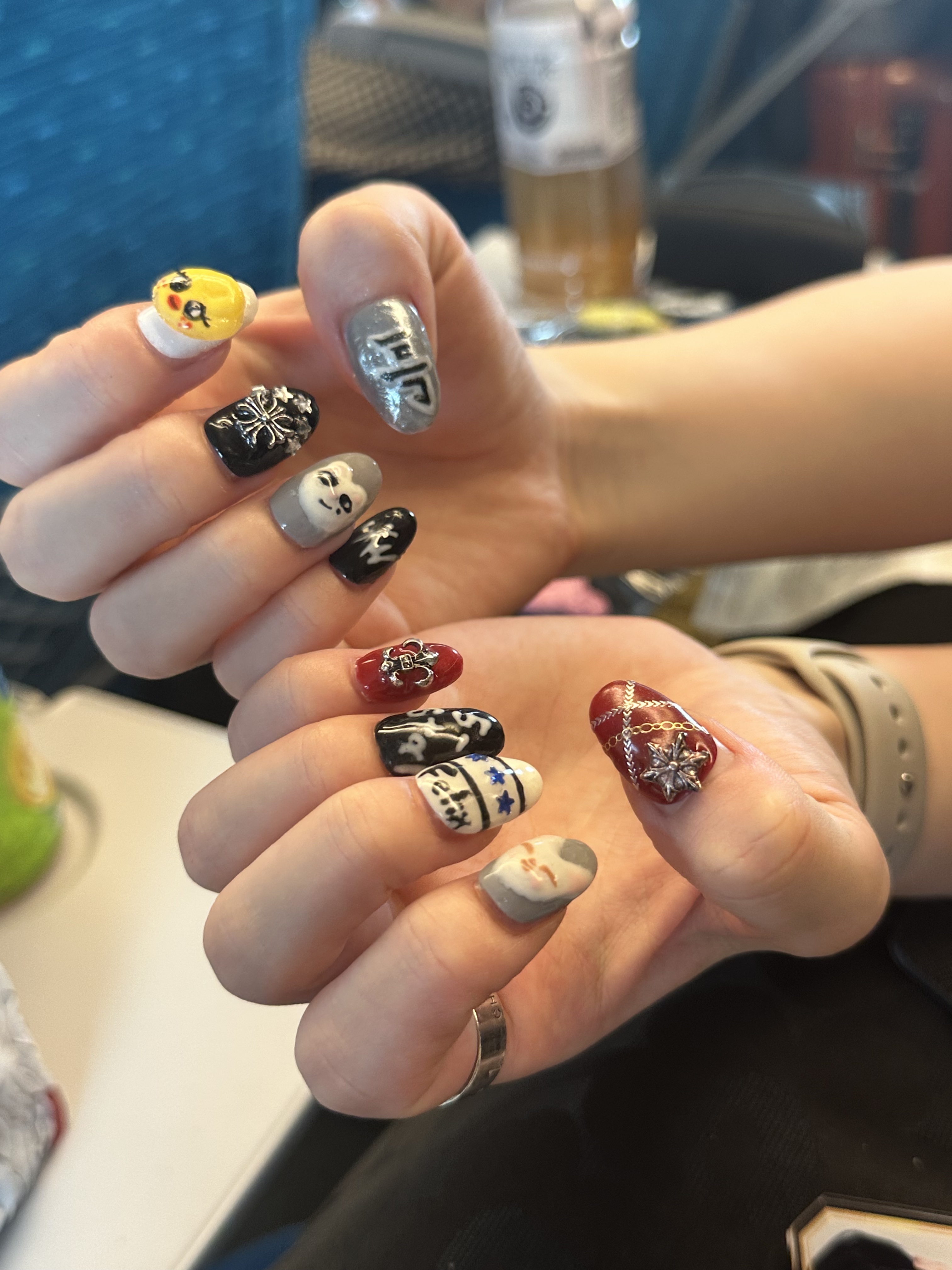 ジェルネイル（ライト対応）/セリア/ジェルネイルを使ったクチコミ（1枚目）