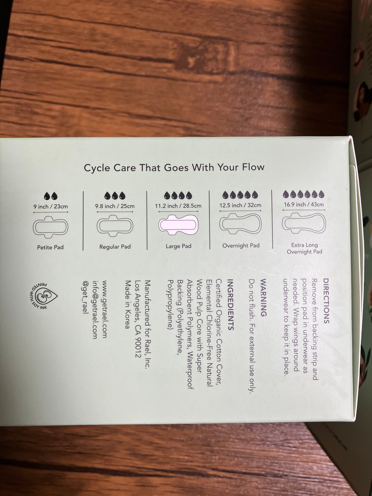 Rael オーガニックコットンカバーパッド/Rael/コットンを使ったクチコミ(2枚目)