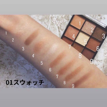 UR GLAM　BLOOMING EYE COLOR PALETTE/U R GLAM/パウダーアイシャドウを使ったクチコミ（2枚目）