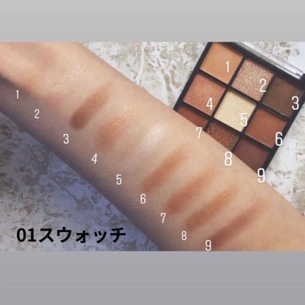 UR GLAM BLOOMING EYE COLOR PALETTE/U R GLAM/アイシャドウパレットを使ったクチコミ(2枚目)