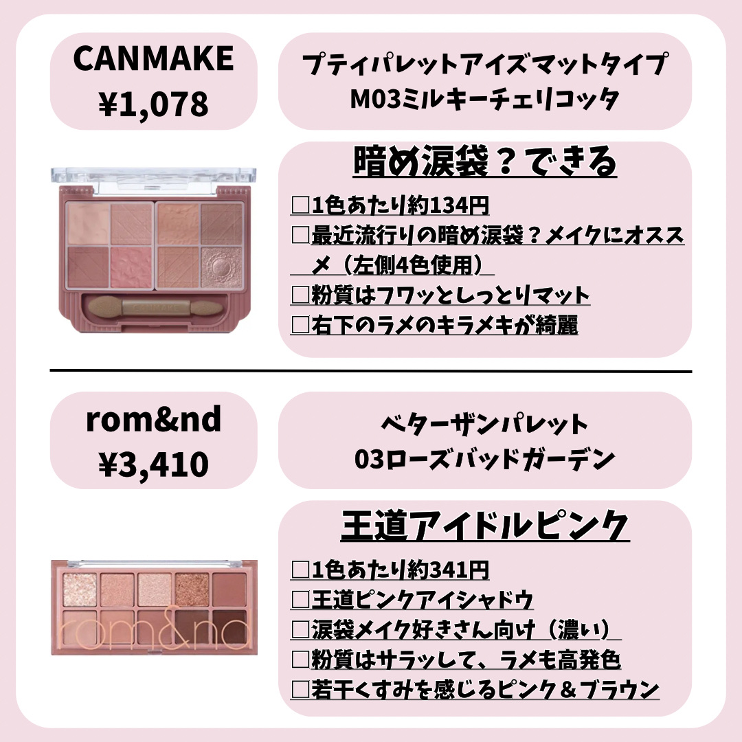 キラー アイ トリオ/Visée/アイシャドウパレットを使ったクチコミ（2枚目）