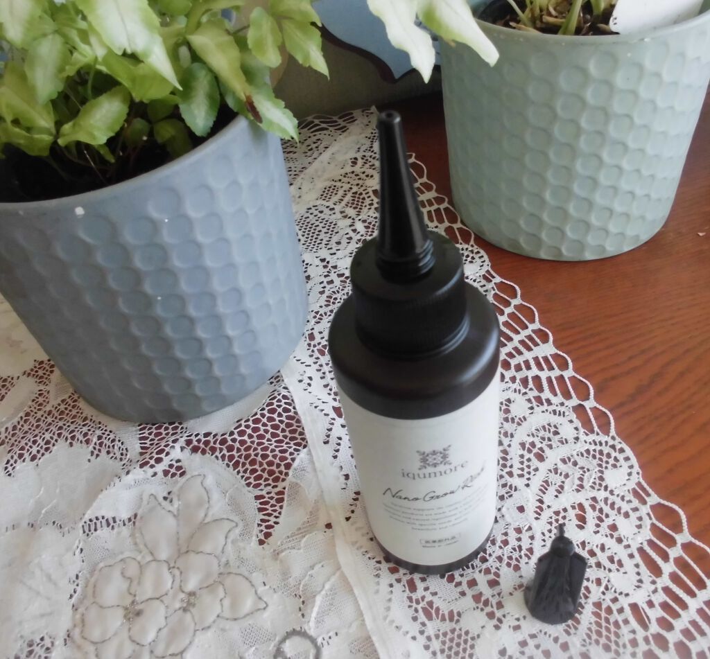 ハーバルヘアケアジェル/iqumore/アウトバストリートメントを使ったクチコミ（1枚目）