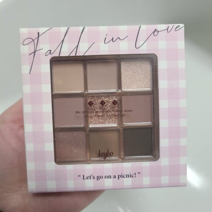 KEYBO FALL IN LOVE SHADOW PALETTE/keybo/アイシャドウパレットを使ったクチコミ(3枚目)