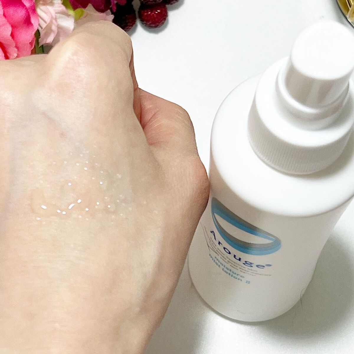 モイスチャー ミストローションII(しっとり)/アルージェ/ミスト状化粧水を使ったクチコミ(4枚目)