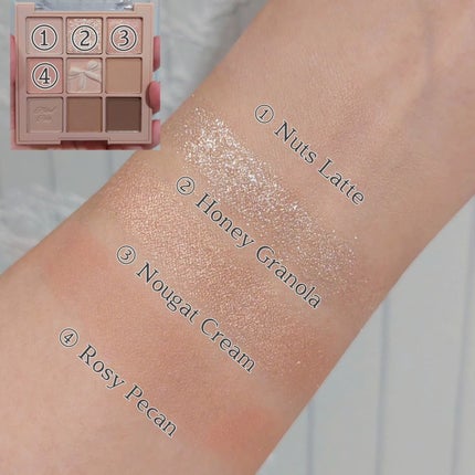 シャドウパレット/dasique/アイシャドウパレットを使ったクチコミ(4枚目)