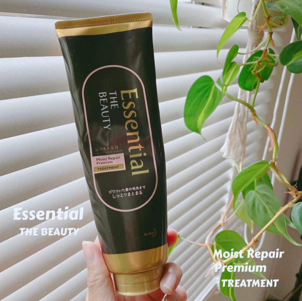 THE BEAUTY 髪のキメ美容プレミアムトリートメント<モイストリペアプレミアム>/エッセンシャル/洗い流すヘアトリートメントを使ったクチコミ(1枚目)