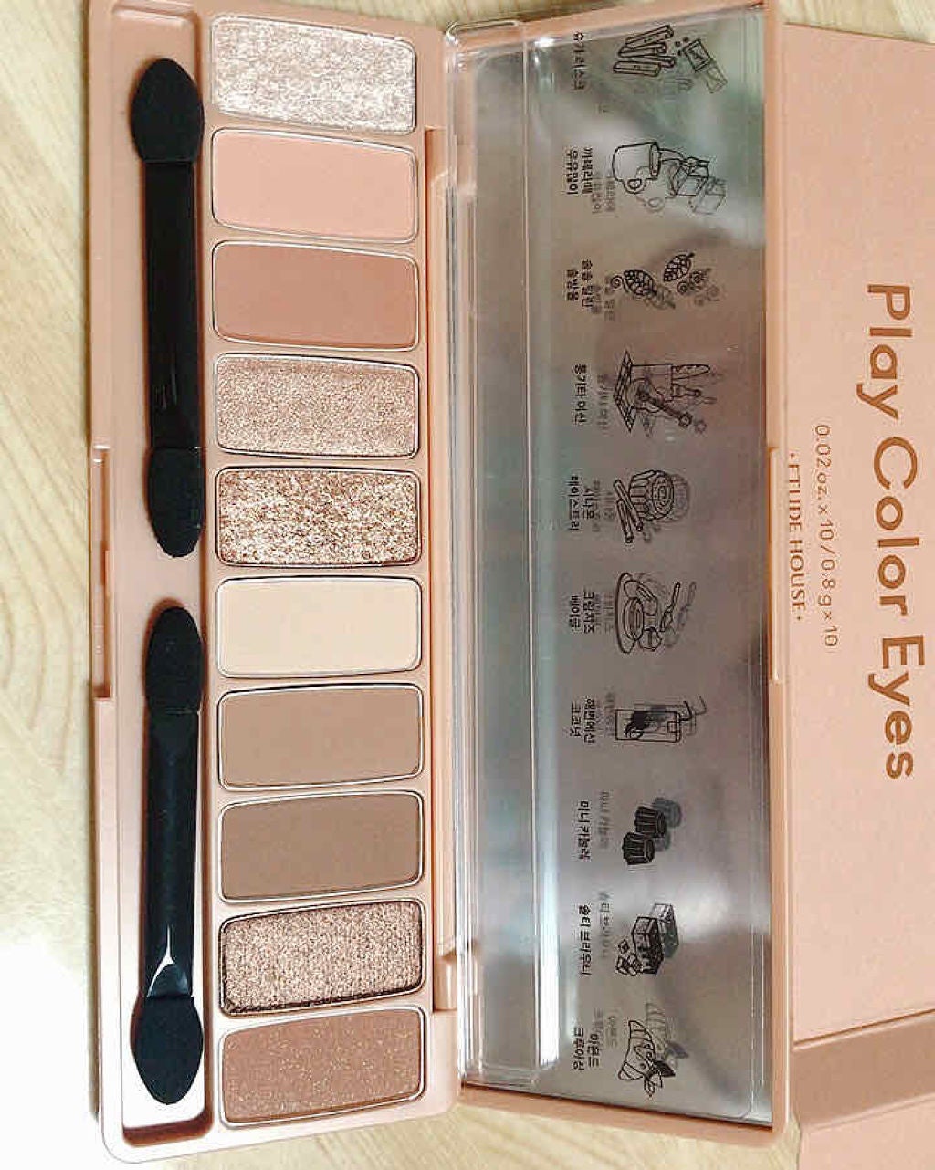 プレイカラー アイシャドウ/ETUDE/アイシャドウパレットを使ったクチコミ(2枚目)