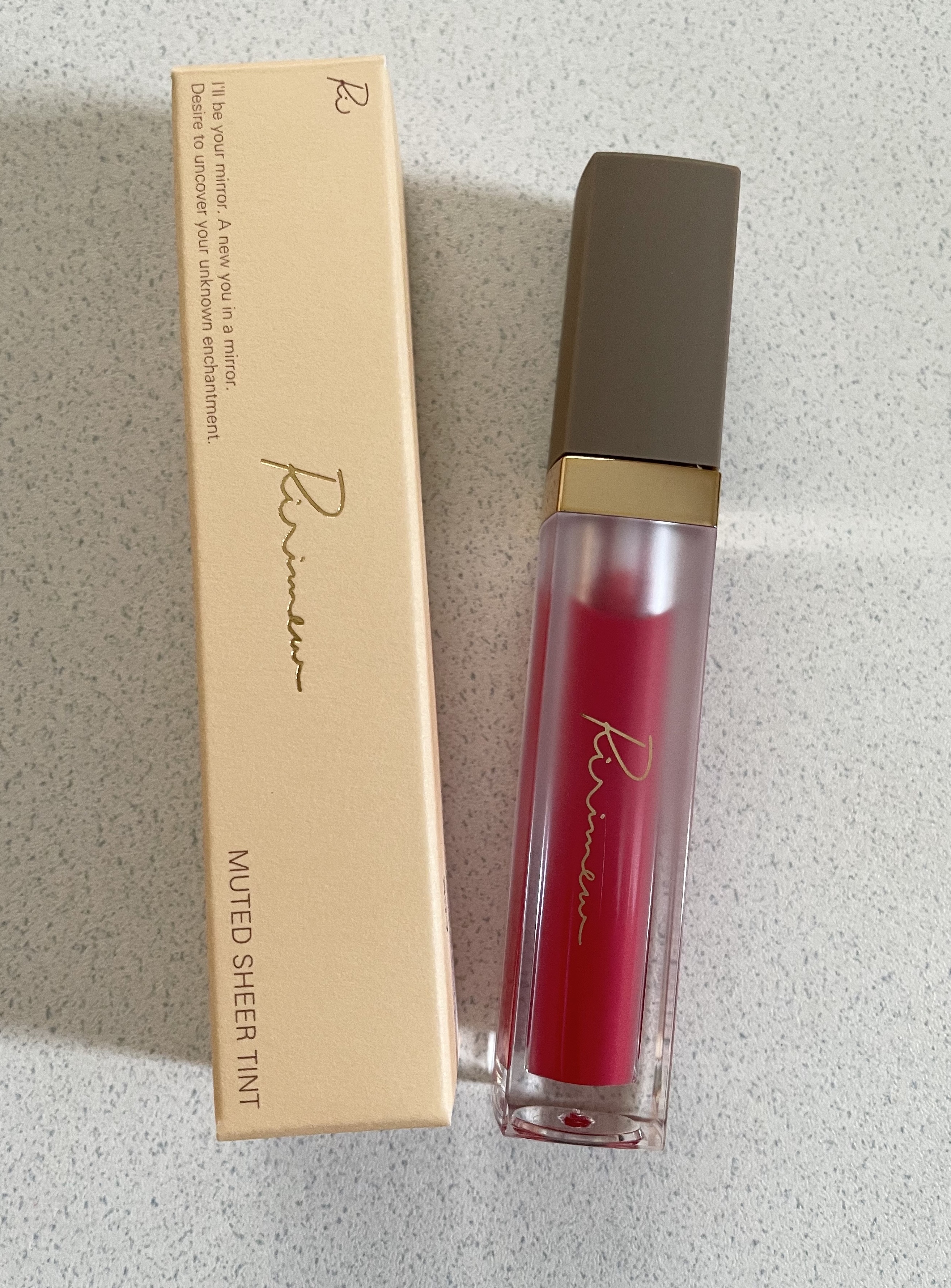 ミューテッドシアーティント/Ririmew/リップティントを使ったクチコミ（2枚目）