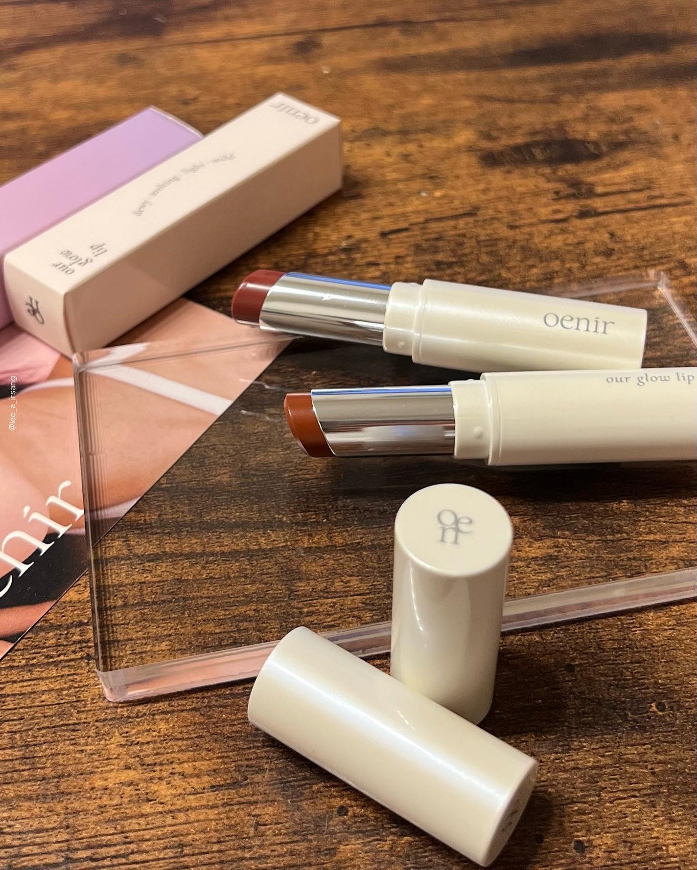 アワーグロウリップ/oenir/口紅を使ったクチコミ(2枚目)