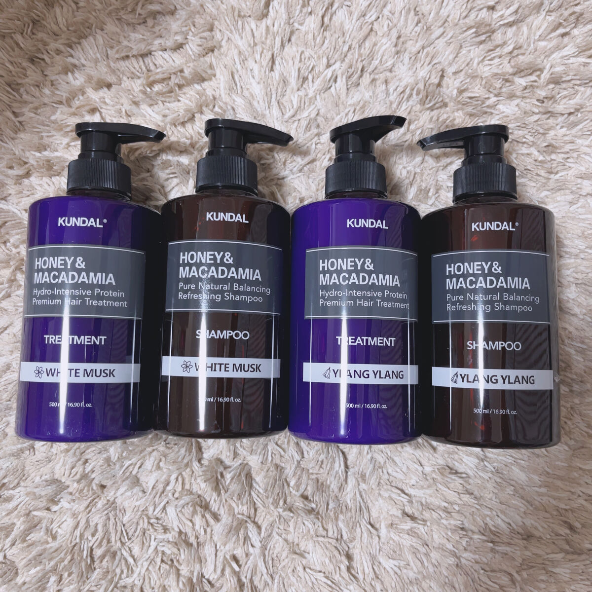 ハニー&マカデミアシャンプー／トリートメント /KUNDAL/シャンプー・コンディショナーを使ったクチコミ（1枚目）