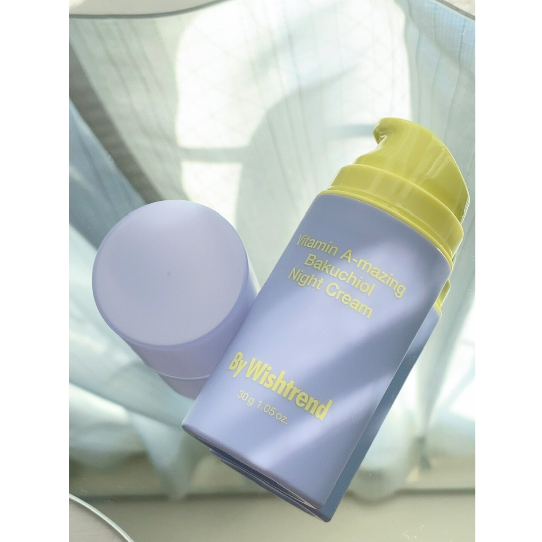 ビタミンA-mazingバクチオールナイトクリーム/By Wishtrend/フェイスクリームを使ったクチコミ（2枚目）