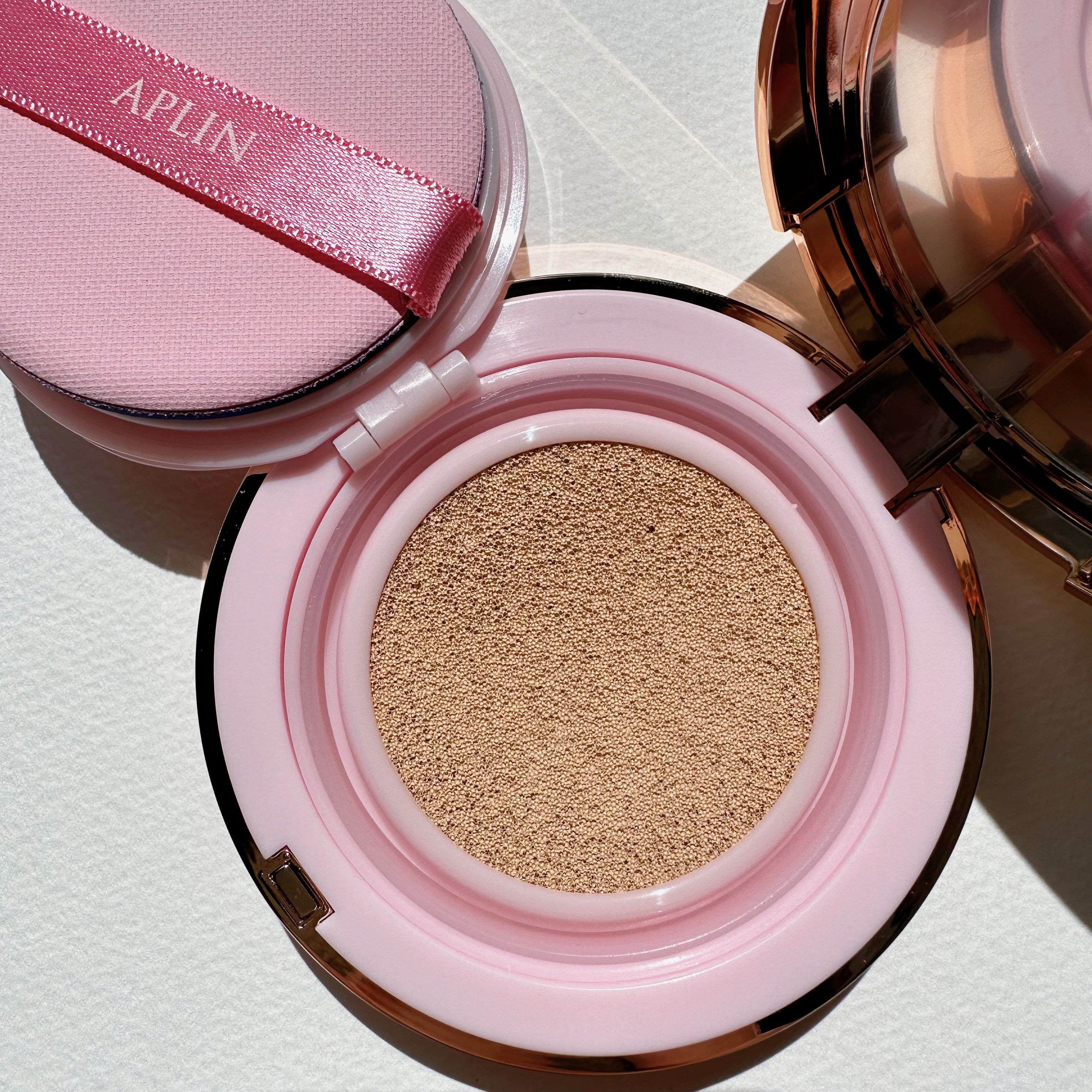 ピンクティーツリーカバークッション/APLIN/クッションファンデーションを使ったクチコミ（2枚目）