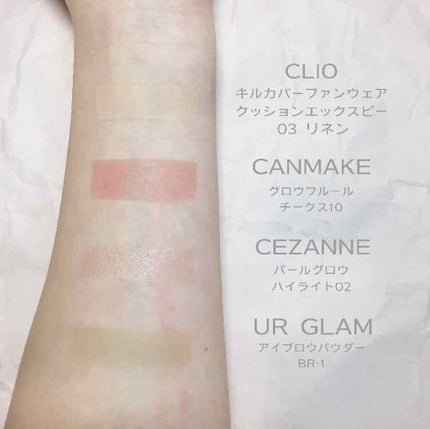 グロウフルールチークス/キャンメイク/パウダーチークを使ったクチコミ(3枚目)