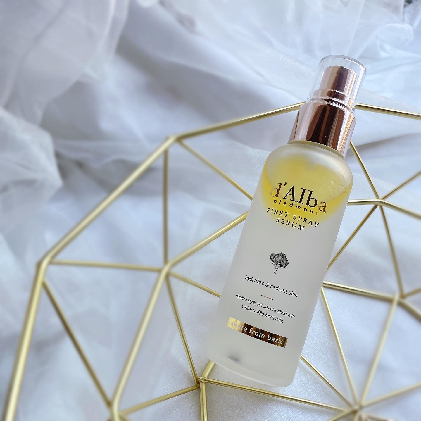 ダルバ ホワイトトリュフファーストスプレーセラム/ダルバ/ミスト状化粧水を使ったクチコミ（1枚目）