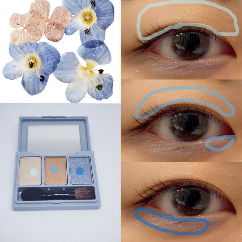 スリーサムデザイニングアイカラー/& WOLF/アイシャドウパレットを使ったクチコミ(2枚目)