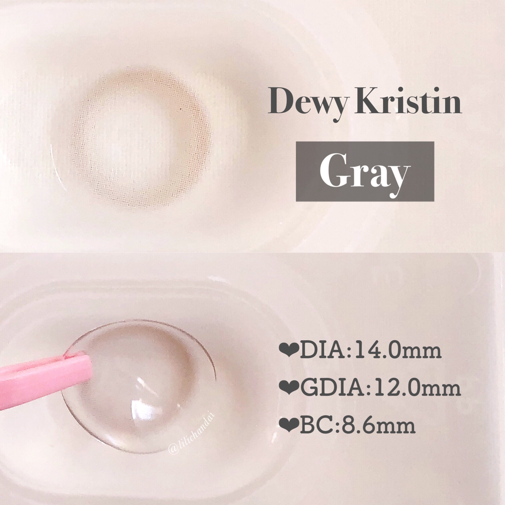 Dewy Kristin/Hapa kristin/カラーコンタクトレンズを使ったクチコミ（3枚目）