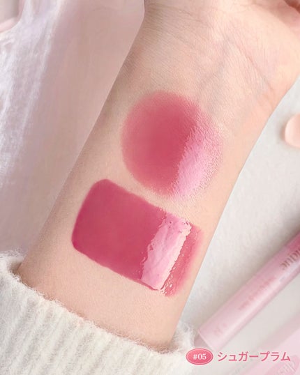 メルティングキャンディーバーム/dasique/口紅を使ったクチコミ(8枚目)