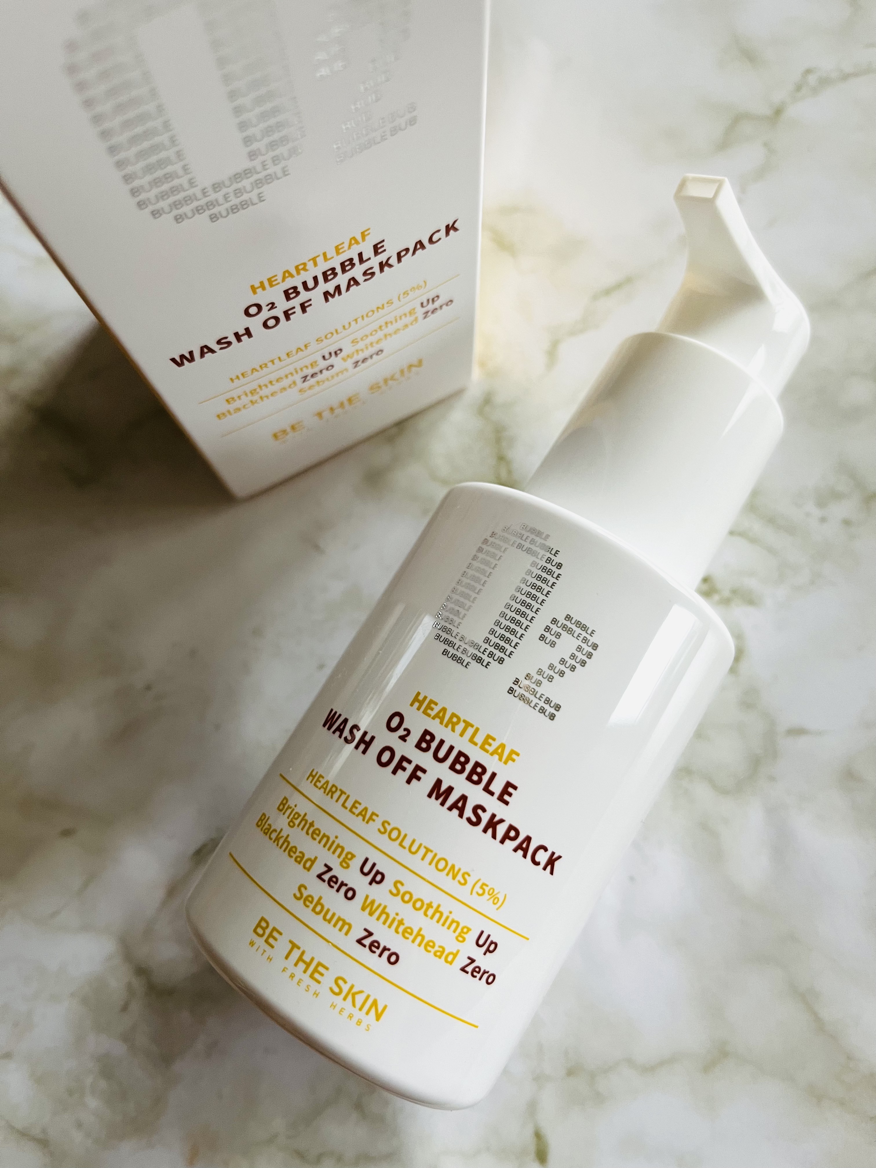 ドクダミオートバブルウォッシュオフマスクパック/be the skin/洗い流すパック・マスクを使ったクチコミ（1枚目）