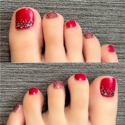 ダッシングディバグロスジェルネイルストリップ/DASHINGDIVA MAGICPRESS/ネイルシールを使ったクチコミ(9枚目)