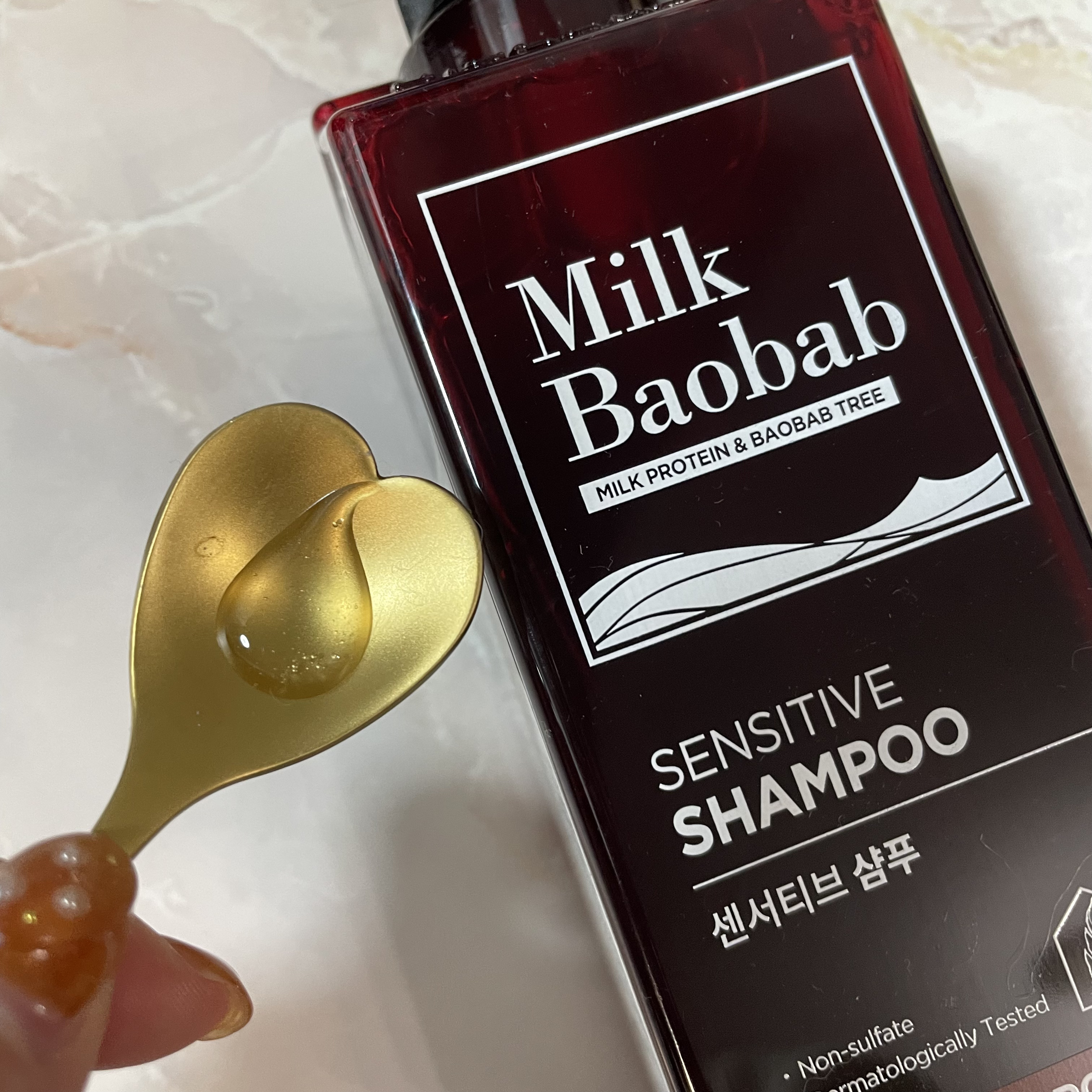 センシティブ シャンプー / トリートメント ダマスクローズ/ミルクバオバブ/市販シャンプーを使ったクチコミ（2枚目）