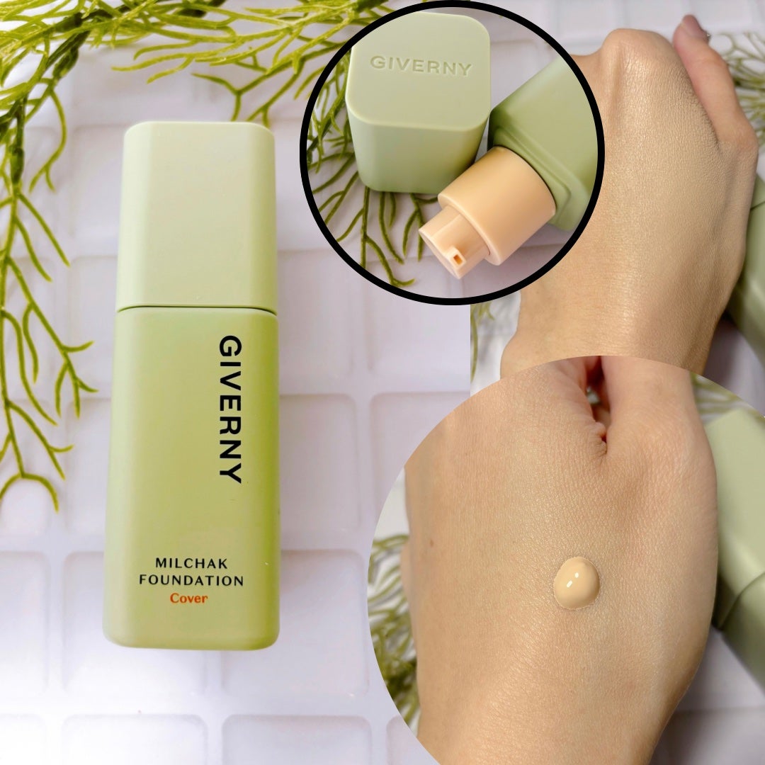 ジヴェルニー 密着カバーファンデーション/GIVERNY/リキッドファンデーションを使ったクチコミ(2枚目)