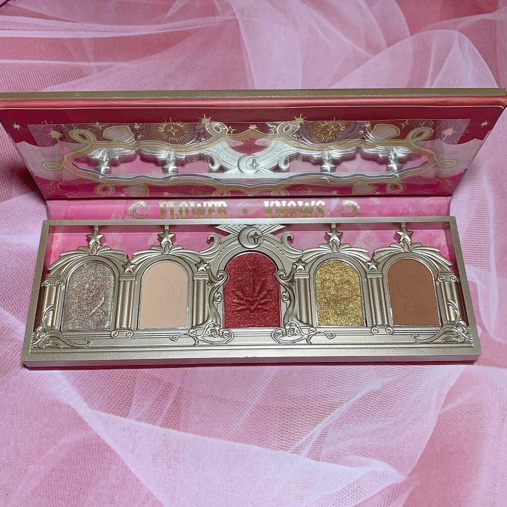 ローズユニコーンシリーズ アイシャドウパレット/FlowerKnows/アイシャドウパレットを使ったクチコミ(2枚目)