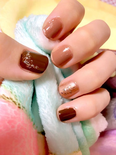 nails inc. ココ フォー リアル デュオ キットのクチコミ「バレンタイン先取りネイル！

絶対にネイルズインクのデュオキット使おうと思ってた
 めちゃくち.....」（1枚目）