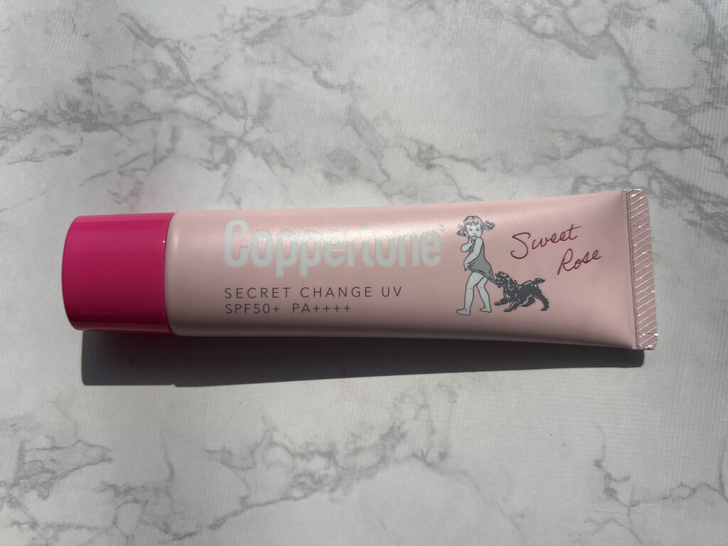 コパトーン シークレットチェンジUV スイートローズ/コパトーン/日焼け止めジェルを使ったクチコミ（2枚目）
