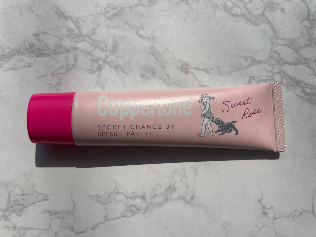 コパトーン シークレットチェンジUV スイートローズ/コパトーン/日焼け止めジェルを使ったクチコミ(2枚目)
