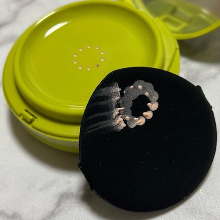 サテンウエアヘルシーグリーンクッション/unleashia/クッションファンデーションを使ったクチコミ(5枚目)