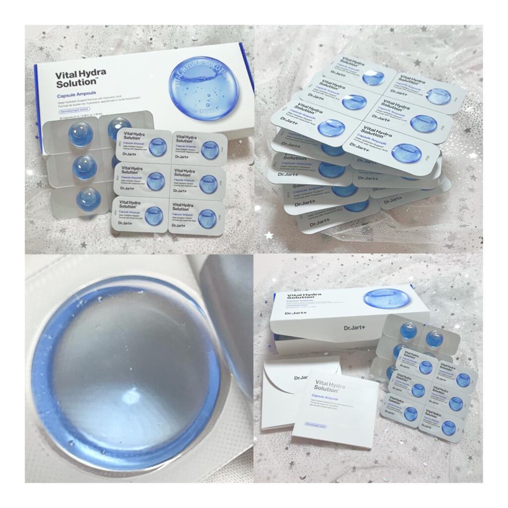 ドクタージャルト バイタル ハイドラ ソリューション カプセルアンプル/Dr.Jart＋/美容液を使ったクチコミ（2枚目）