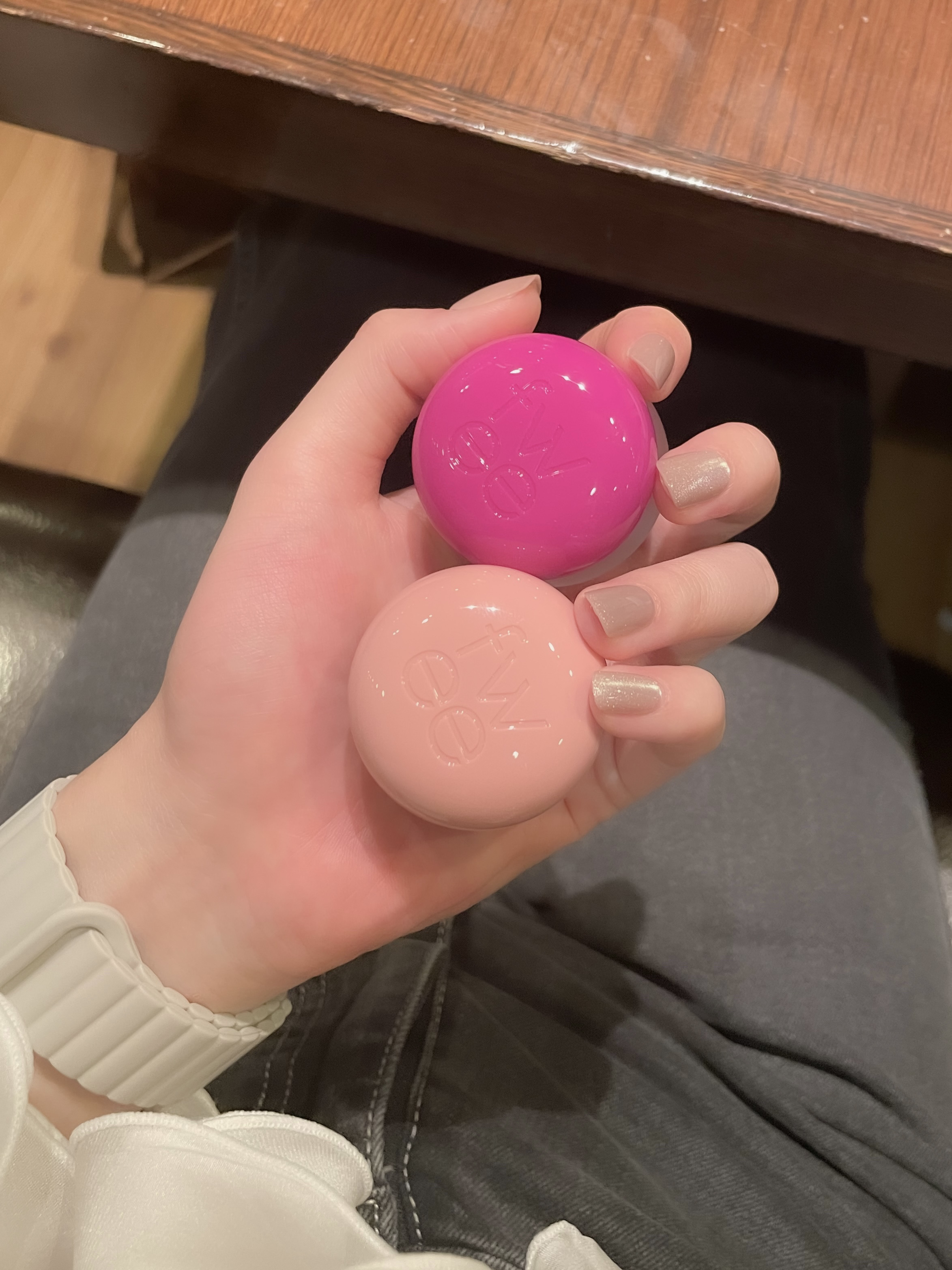 リップアンドチーク ブラーリープリンポット/fwee/口紅を使ったクチコミ（2枚目）