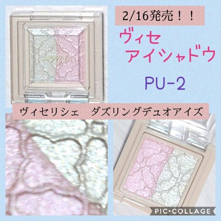 リシェ ダズリング デュオ アイズ/Visée/アイシャドウパレットを使ったクチコミ(1枚目)
